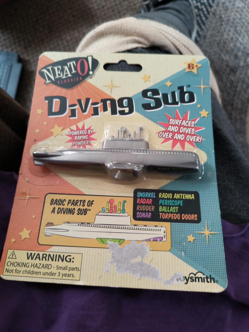SMITH Diving Sub Toy - Orange and Black